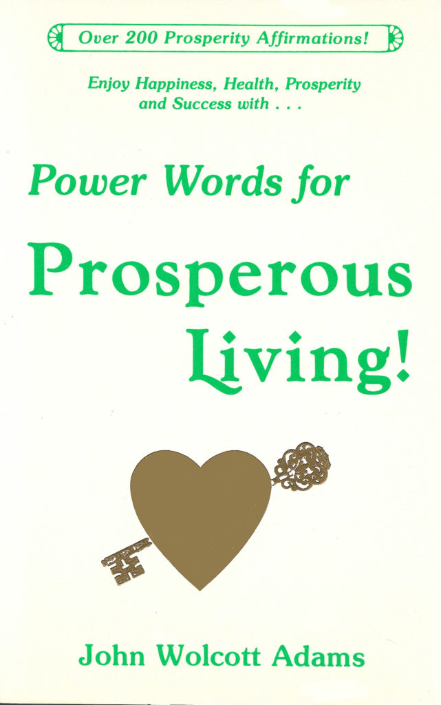 Power Words for Prosperous Living by Rev John W Adams